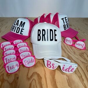 Bʀɪᴅᴇ ᴀɴᴅ Tᴇᴀᴍ Bʀɪᴅᴇ Hᴀᴛ ᴀɴᴅ Sᴜɴɢʟᴀssᴇs Sᴇᴛ